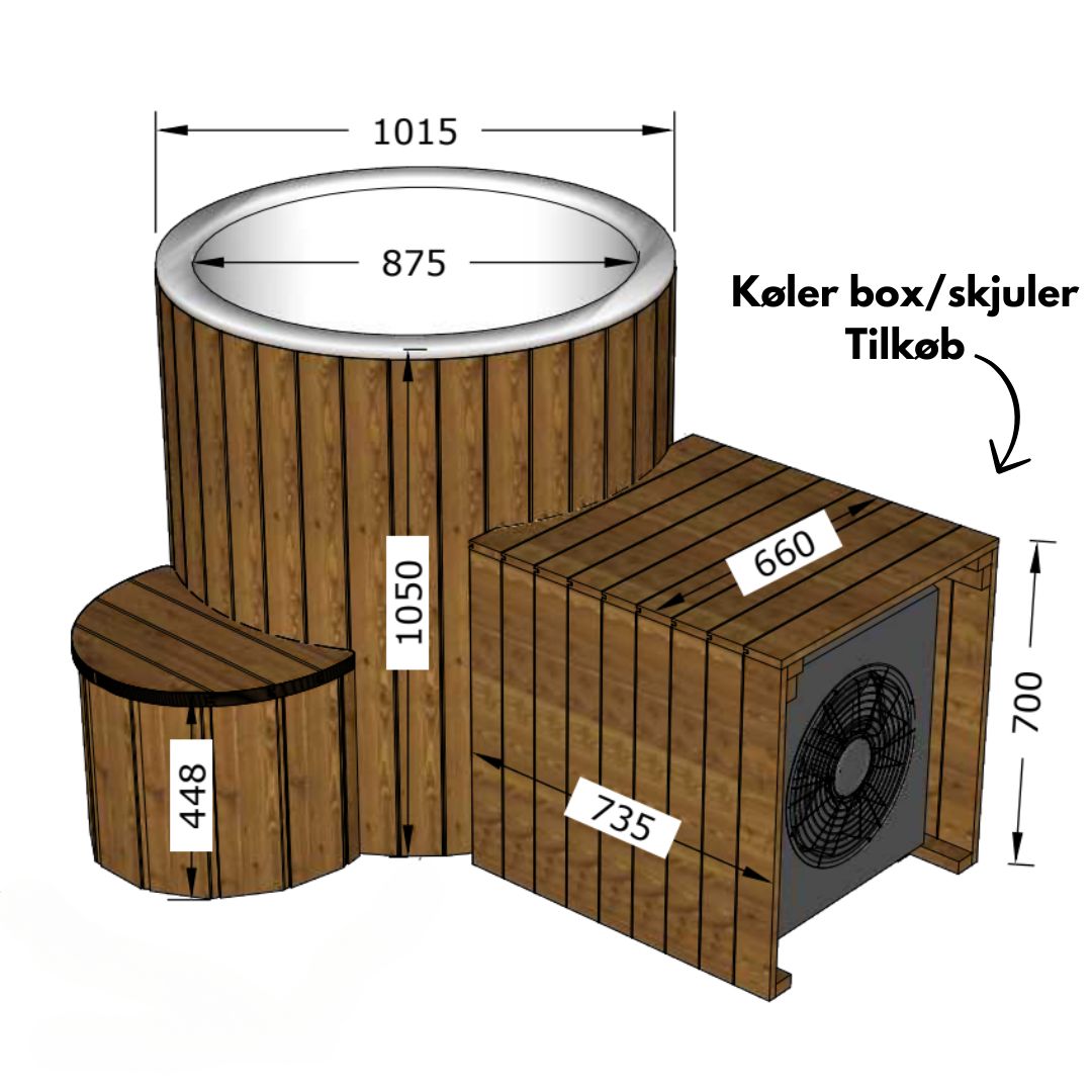 Nordkilde Nordic Deluxe Ice Tub